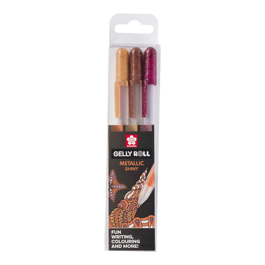 Sakura Gelly Roll 10 Metallic 0.5 mm 3 set Nature Colors