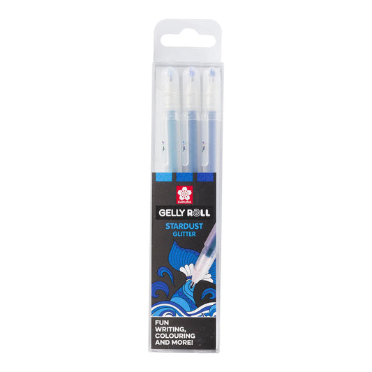 Sakura Gelly Roll 10 Stardust 0.5 mm 3 set Ocean Colors