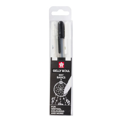 Sakura Gelly Roll 3 set Black, White, Clear Colors