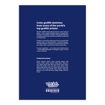 Sketchy Graffiti Coloring Book