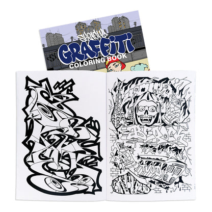 Sketchy Graffiti Coloring Book