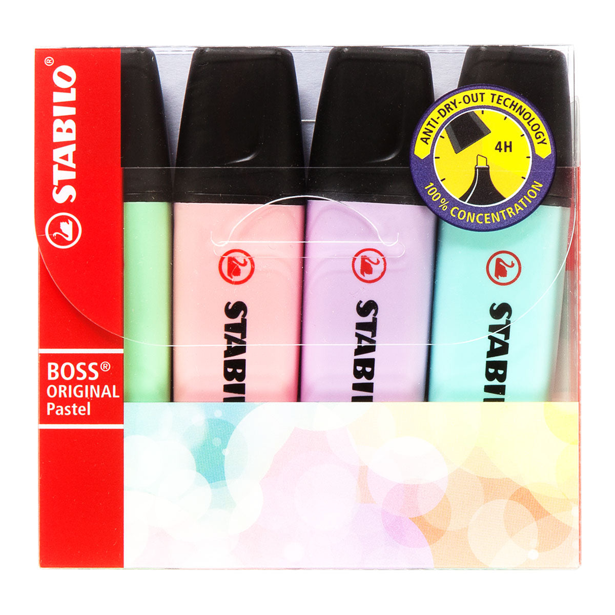 Stabilo Boss Original Highlighter Pastel 4 set