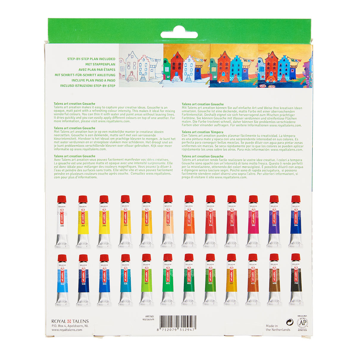 Talens Art Creation Gouache 12 ml 24 Set