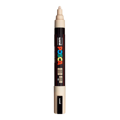 Uni Posca PC-5M Medium 2.5 mm paint marker in Beige