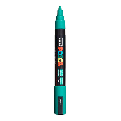Uni Posca PC-5M Medium 2.5 mm paint marker in Emerald Green