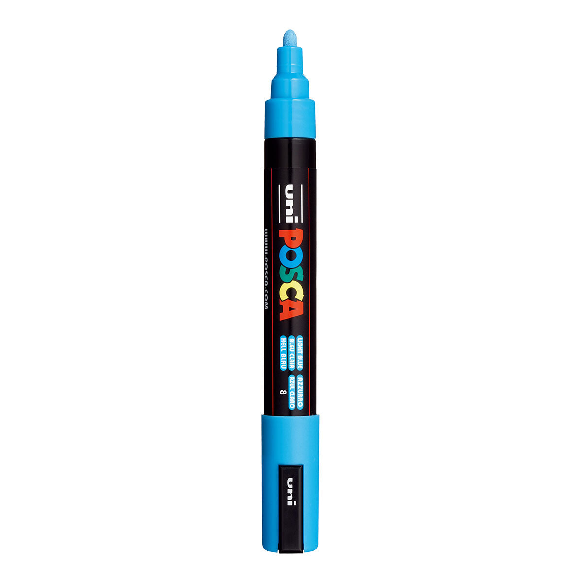 Uni Posca PC-5M Medium 2.5 mm paint marker in Light Blue
