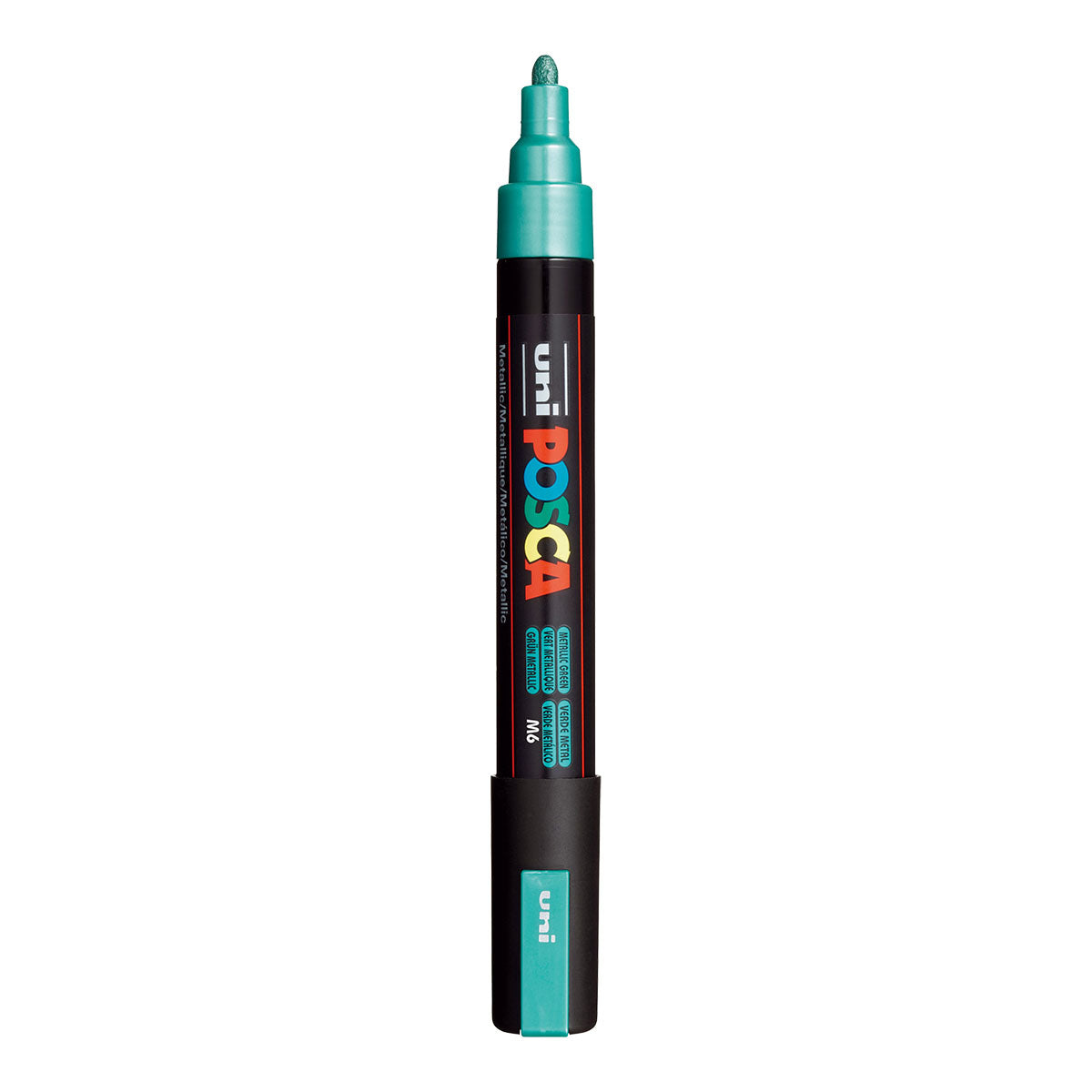 Uni Posca PC-5M Medium 2.5 mm paint marker in Metallic Green